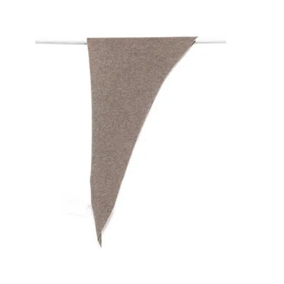 Lisa Yang Triangular Scarf In Nude
