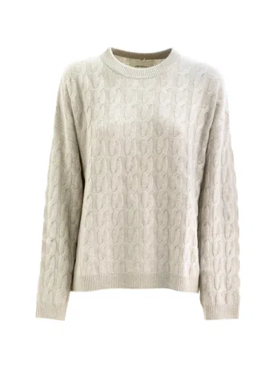 Lisa Yang Seymour Cable-knit Sweater In Neutrals
