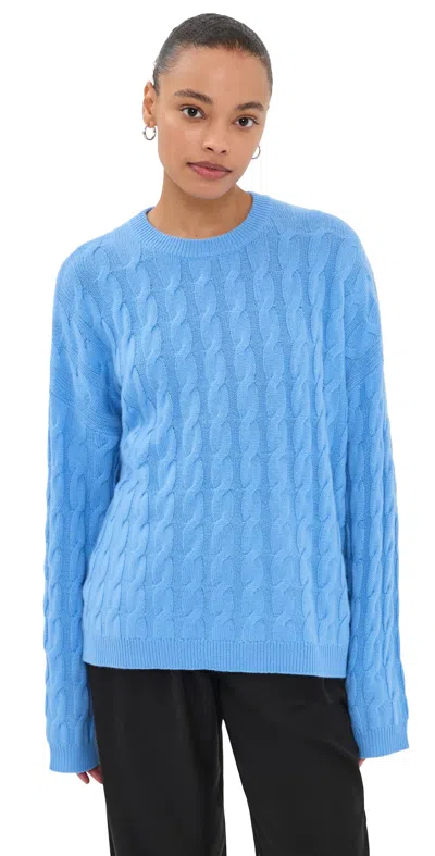 Lisa Yang Seymour Cashmere Sweater Azure In Blue