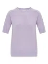 Lisa Yang Short-sleeve Cashmere T-shirt