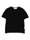 Lisa Yang Short-sleeve Cashmere Top In Black