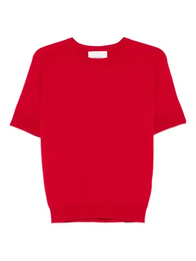 Lisa Yang Short-sleeve Crew-neck T-shirt In Red