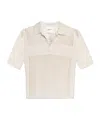 Lisa Yang Lei Open-knit Cashmere Top In White