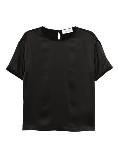 Lisa Yang Short-sleeved Top In Black