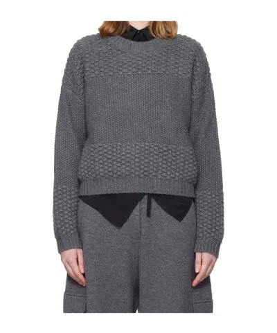 Lisa Yang Signe Cashmere Sweater In Gray