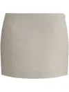 Lisa Yang Silk Miniskirt In Neutrals