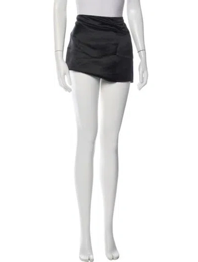 Pre-owned Lisa Yang Silk Mini Skirt W/ Tags In Black