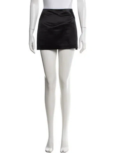 Pre-owned Lisa Yang Silk Mini Skirt In White