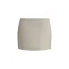 Lisa Yang Women Silk Miniskirt In White