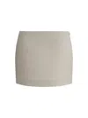Lisa Yang Silk Miniskirt In Champagne
