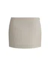 Lisa Yang Silk Miniskirt In Champagne