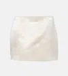 Lisa Yang Women Silk Miniskirt In White