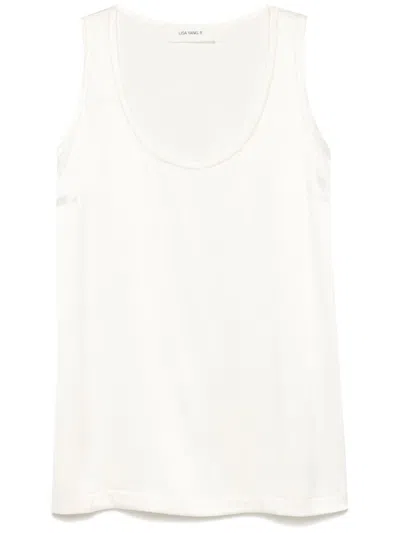 Lisa Yang Silk Tank Top In White