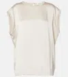 Lisa Yang Silk Top In Beige