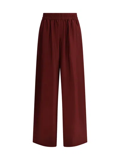 LISA YANG SILK WIDE LEG PANTS