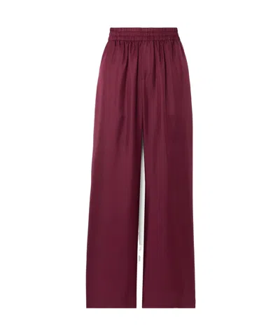 Lisa Yang Silk Wide Leg Pants In Pink