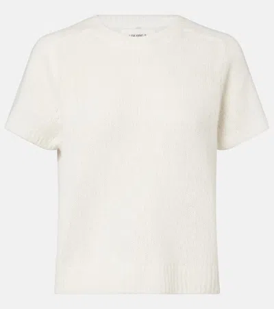 Lisa Yang Siona Cashmere And Silk Sweater In White