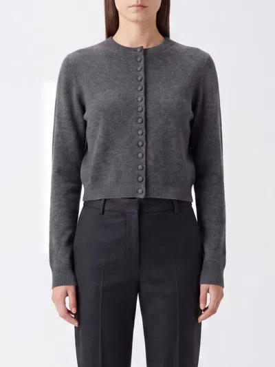 Lisa Yang Slim Fit Pure Cashmere Crewneck Cardigan In Multi