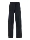 Lisa Yang Sofi Black Pants With Elastic Drawstring Waist In Cashmere Woman In Black