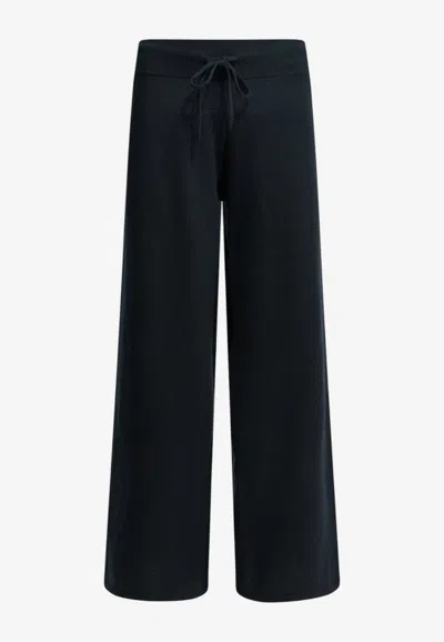 Lisa Yang Sofi Cashmere Wide-leg Pants In Black