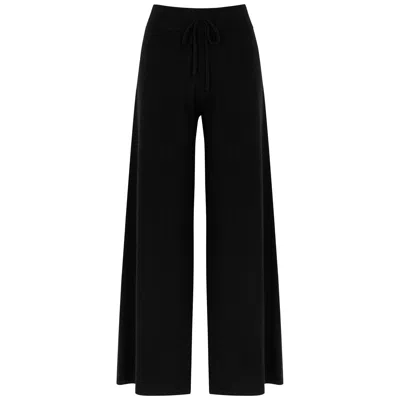Lisa Yang Sofi Wide-leg Cashmere Trousers In Black