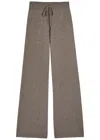 Lisa Yang Sofi Wide-leg Cashmere Trousers In Brown