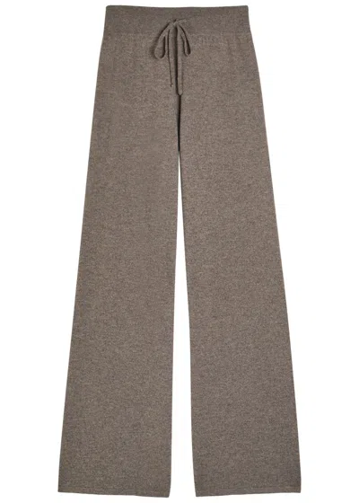 Lisa Yang Sofi Wide-leg Cashmere Trousers In Brown