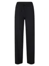 Lisa Yang Soft Cashmere Pants With High Waist And Drawstring In Black