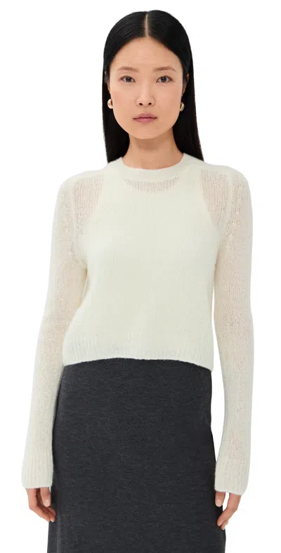 Lisa Yang Solene Cashmere Sweater Cream In Neutral