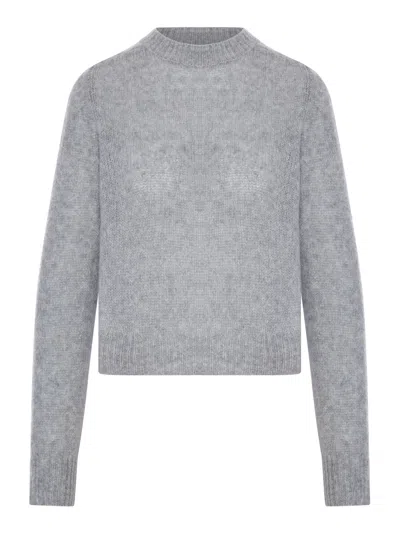 Lisa Yang Solene Silk Cashmere Sweater In Grey