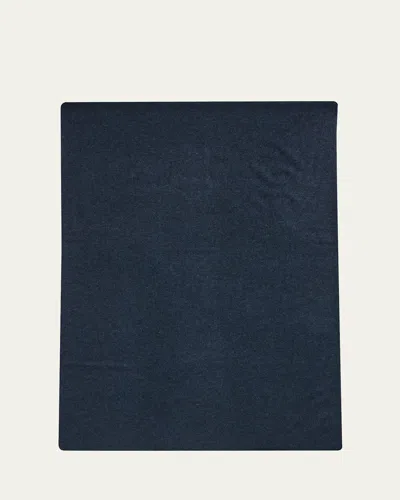 Lisa Yang Solid Cashmere Scarf In Blue