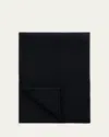 Lisa Yang Solid Cashmere Scarf In Black