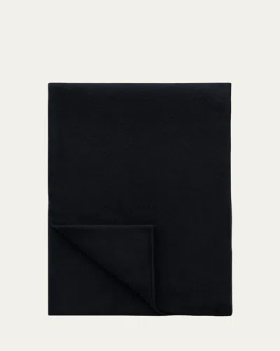 Lisa Yang Solid Cashmere Scarf In Black