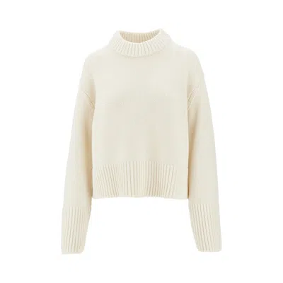 Lisa Yang 'sony' Cashmere Sweater In White
