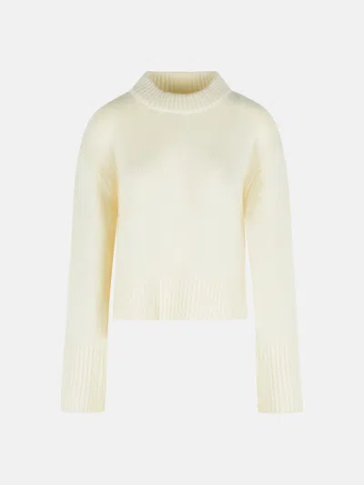 Lisa Yang 'sony' Cream Cashmere Sweater In Neutral