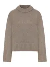 Lisa Yang Sony Ribbed Sweater In Brown