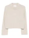 Lisa Yang Sony Ribbed Sweater In Neutral