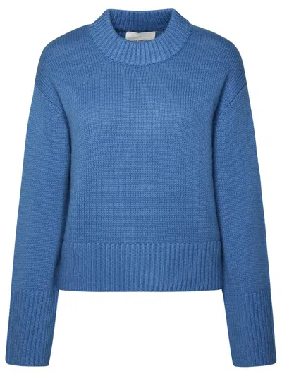 Lisa Yang Stormy Blue Cashmere Sweater Sony In Light Blue