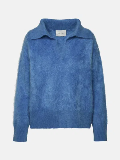 Lisa Yang Stormy Blue 'kerry' Cashmere Sweater In Light Blue