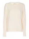 Lisa Yang Sweaters In Blanco
