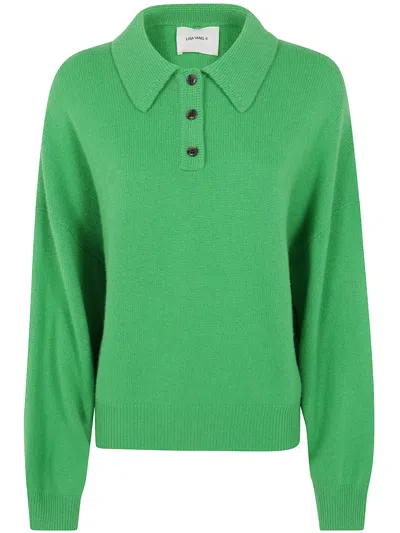 Lisa Yang Sweater Cashmere "etta" In Green
