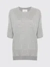 Lisa Yang "camille" Round Neck Sweater In Gray