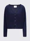 Lisa Yang Blue Cashmere Cardigan In Blue