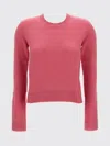 Lisa Yang Long-sleeve Crewneck Sweater In Red