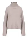 Lisa Yang Fleur Sweater In Metallic