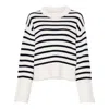 Lisa Yang Sony Striped-intarsia Cashmere Jumper In Multicolor