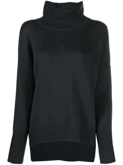 Lisa Yang Funnel-neck Cashmere Jumper In Blue