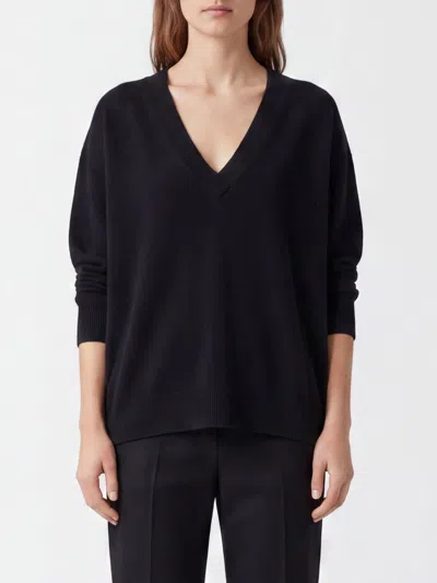 Lisa Yang Black Kenny V-neck Cashmere Sweater