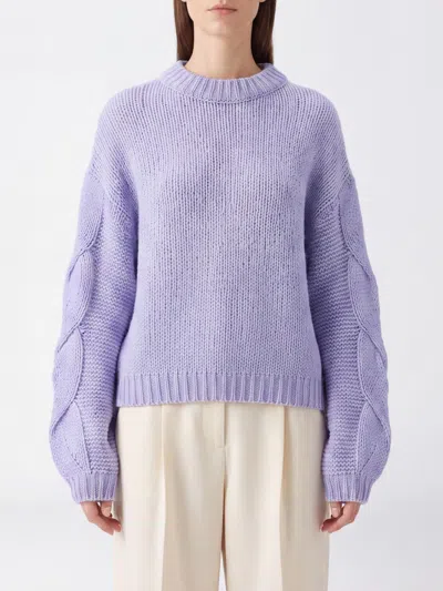 Lisa Yang Sweater Woman Color Lilac In Purple
