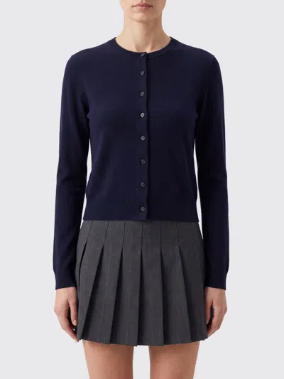 Lisa Yang Sweater Woman Color Navy In Blue